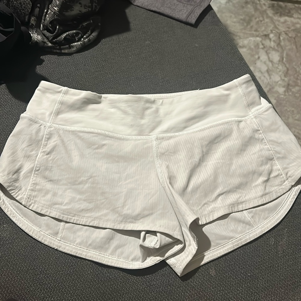 Lululemon white shorts